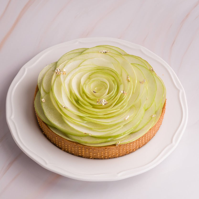 Dill Leaves Green Apple Tart