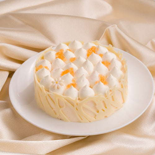 Coconut  Melon Mousse Cake