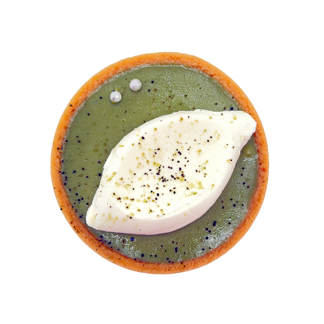 Red Bean Matcha Tart