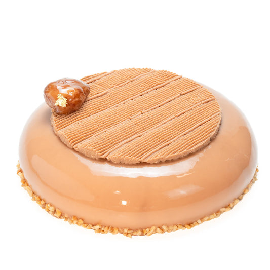 Glazed Tonka Bean Rum Chestnut Cake