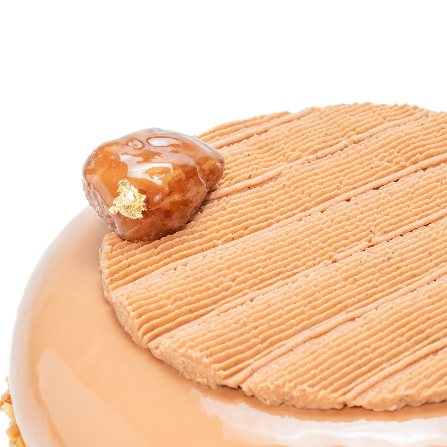 Glazed Tonka Bean Rum Chestnut Cake