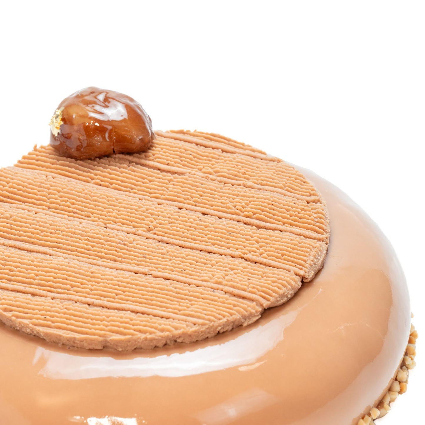 Glazed Tonka Bean Rum Chestnut Cake