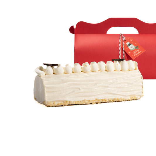 Christmas Log Cake With 72% Chocolate