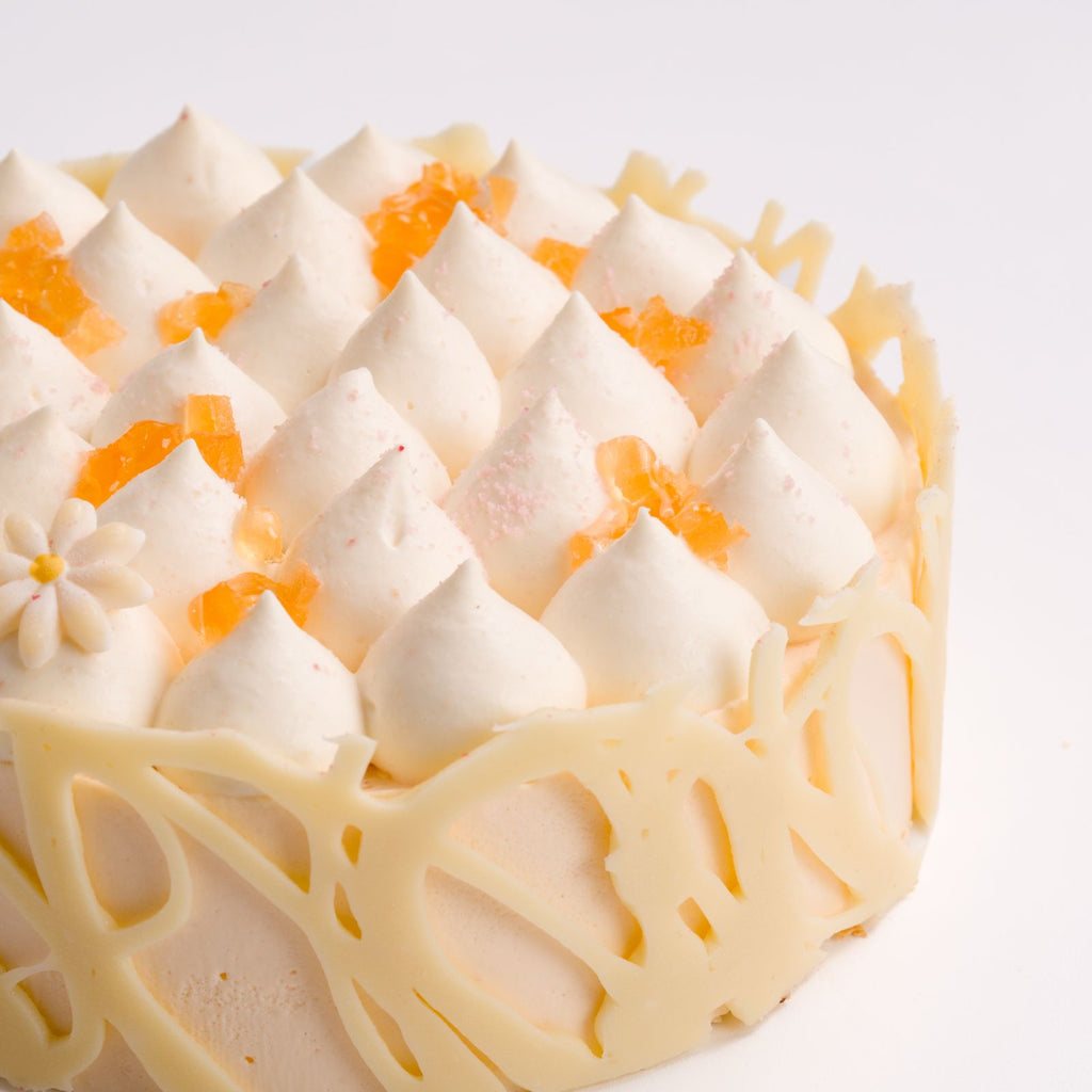 Coconut  Melon Mousse Cake